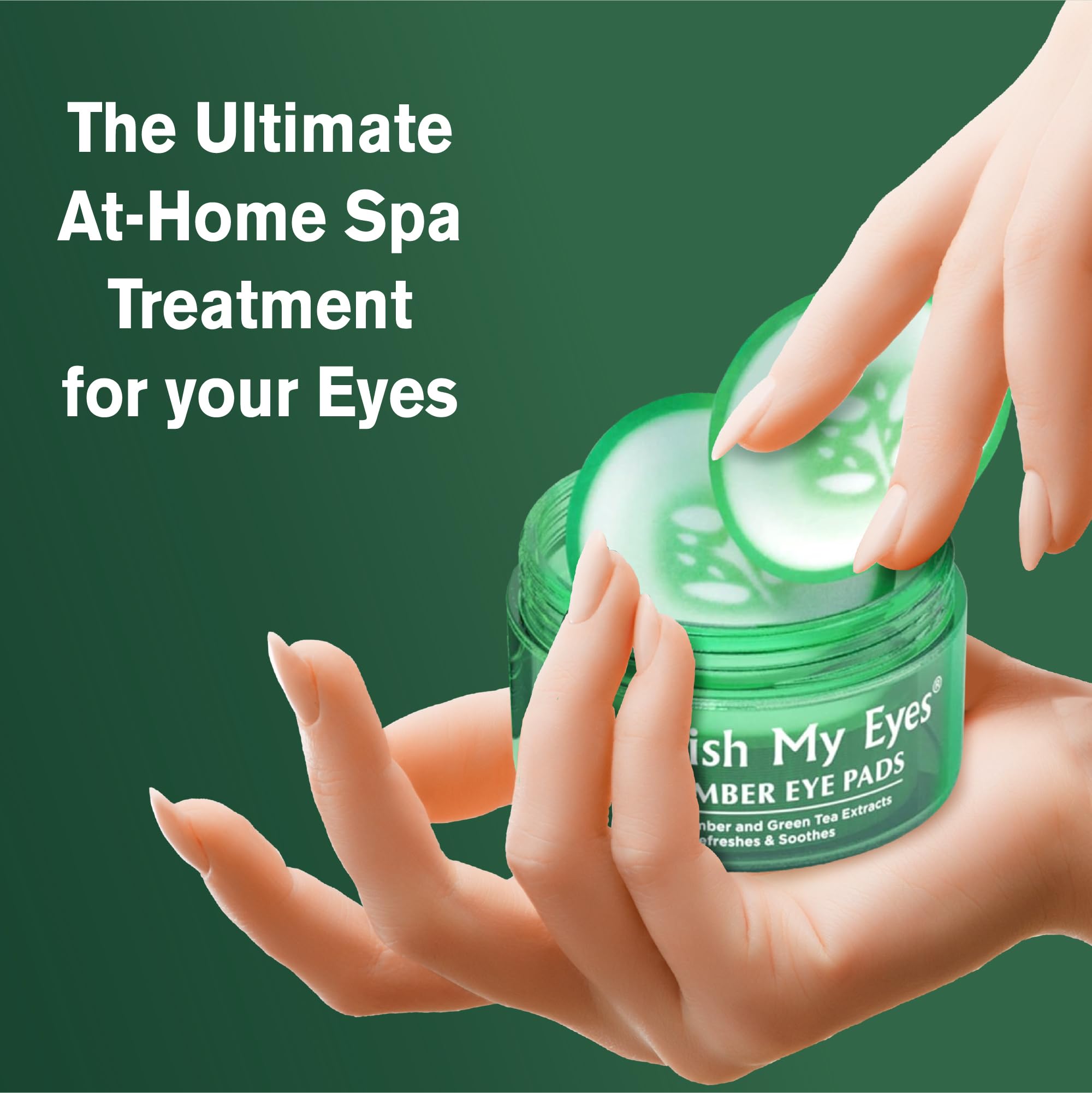 Fran Wilson Nourish My Eyes Cucumber Eye Pads – Pack of 12 (36 total) for Gentle Eye Care