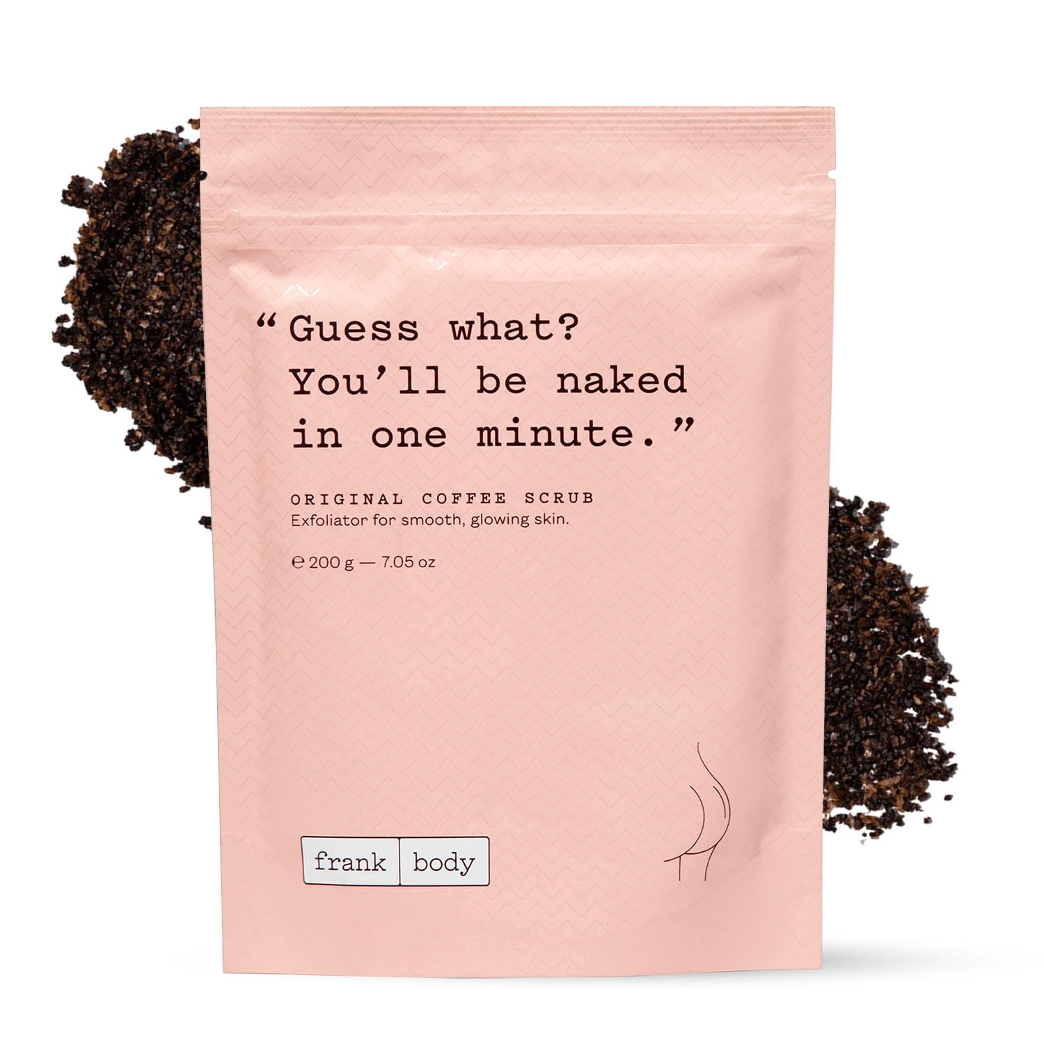 Frank Body Original Coffee Scrub – 7.05oz | Natural & Cruelty-Free Exfoliating Body Scrub