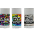 Frankie & Myrrh Patchouli Trio — Natural Deodorant Set (Hippie Go Lucky, Pitchouli, Livin' the Wood Life) | Aluminum-Free
