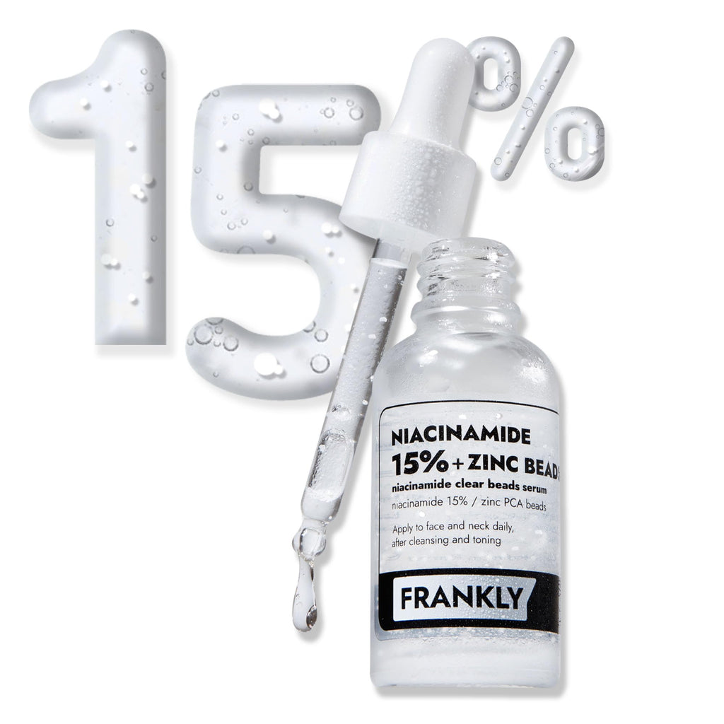 FRANKLY Niacinamide 15% + Zinc Bead Serum | Gentle, Oil-Balancing Skin Support