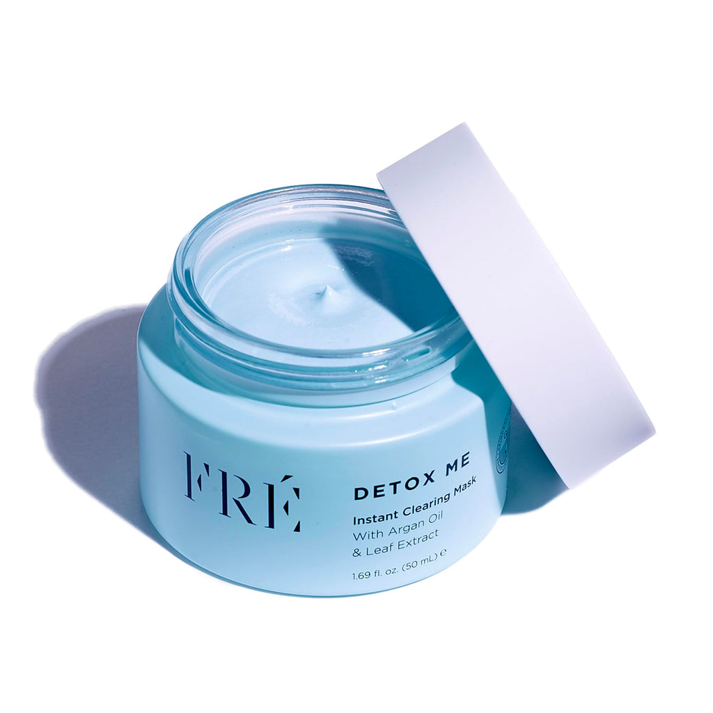 FRÉ Exfoliating Acne Face Mask – Clarifying & Exfoliating with Kaolin Clay, Dead Sea Salt, Lactic & Salicylic Acids