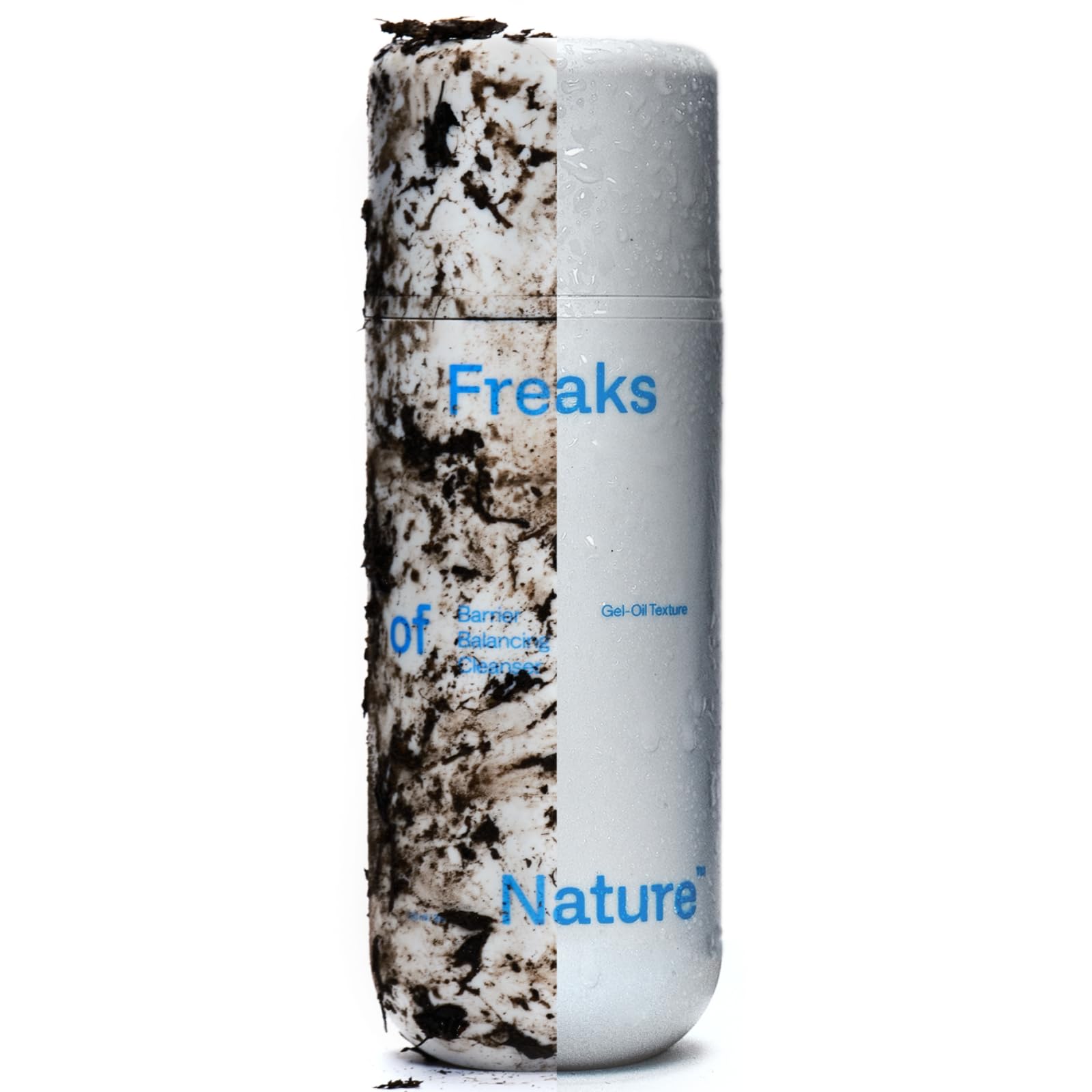 Freaks of Nature Barrier Balancing Cleanser – Gel-to-Oil Foaming Facewash, Dermatologist-Tested, Vegan, 3.4 oz