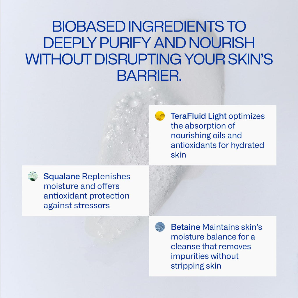Freaks of Nature Barrier Balancing Cleanser – Gel-to-Oil Foaming Facewash, Dermatologist-Tested, Vegan, 3.4 oz