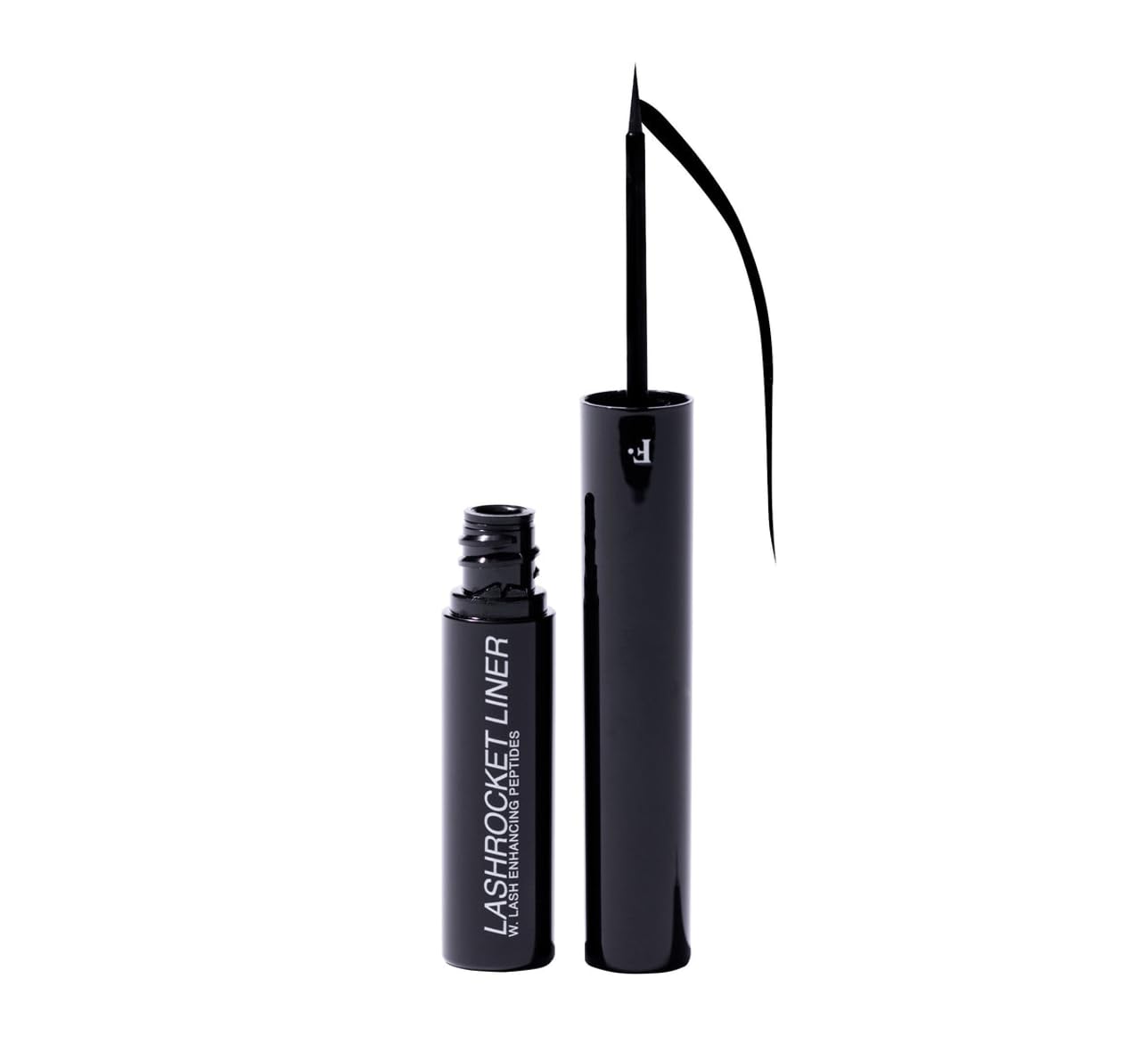 Freck Beauty LASHROCKET Liquid Eyeliner – Jet Black Precision Tip, Long-Wearing & Smudge-Proof | Peptide-Infused, Ophthalmologist-Tested, Vegan & Cruelty-Free | 4.5ml