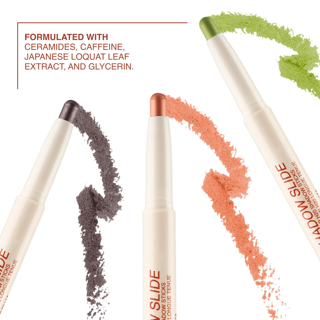 Freck Beauty SHADOW SLIDE Long Wear H2O Shadow Stick – Deep Gunmetal, Waterproof, High-Pigment Eyeshadow Crayon