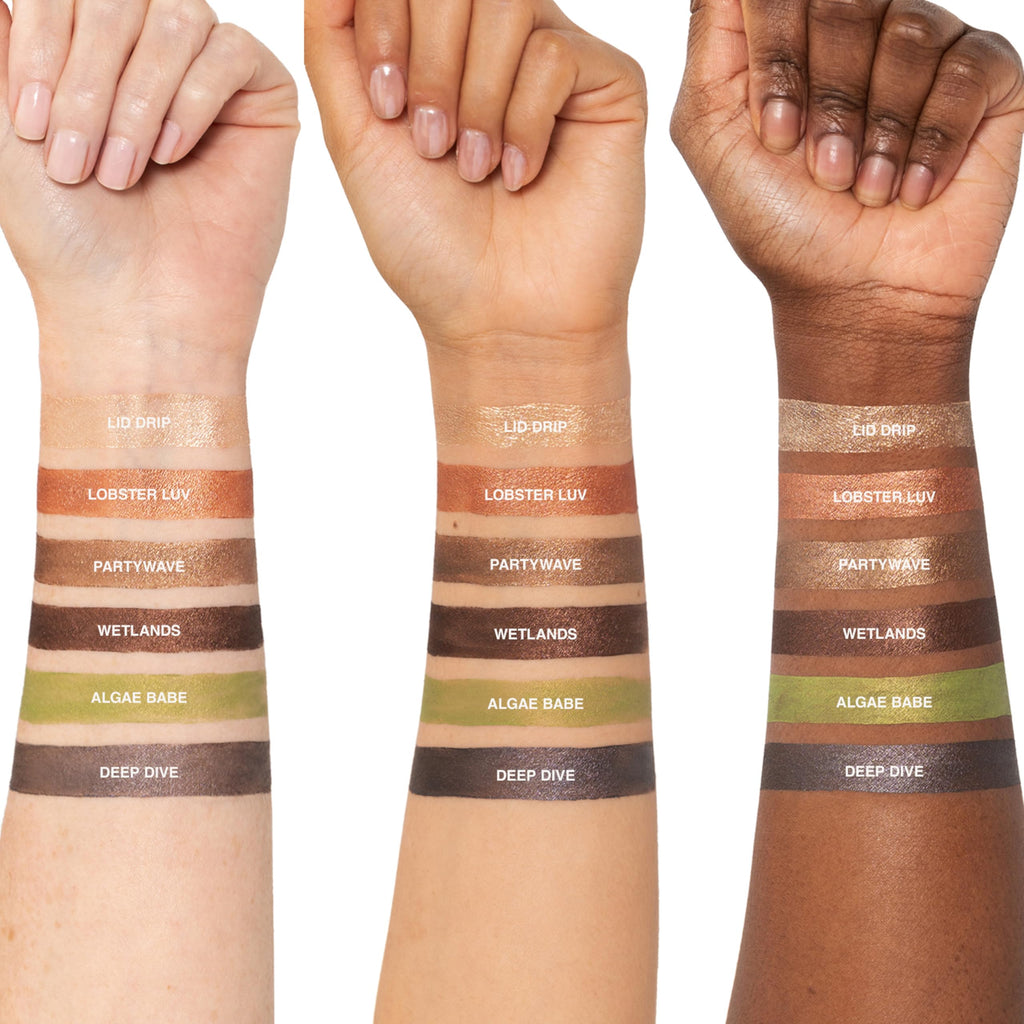Freck Beauty SHADOW SLIDE Long Wear H2O Shadow Stick – Deep Gunmetal, Waterproof, High-Pigment Eyeshadow Crayon