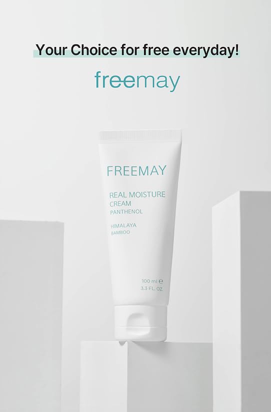freemay Real Moisture Cream Set (100ml + 30ml) – Lightweight Vegan Hydration for Sensitive Skin