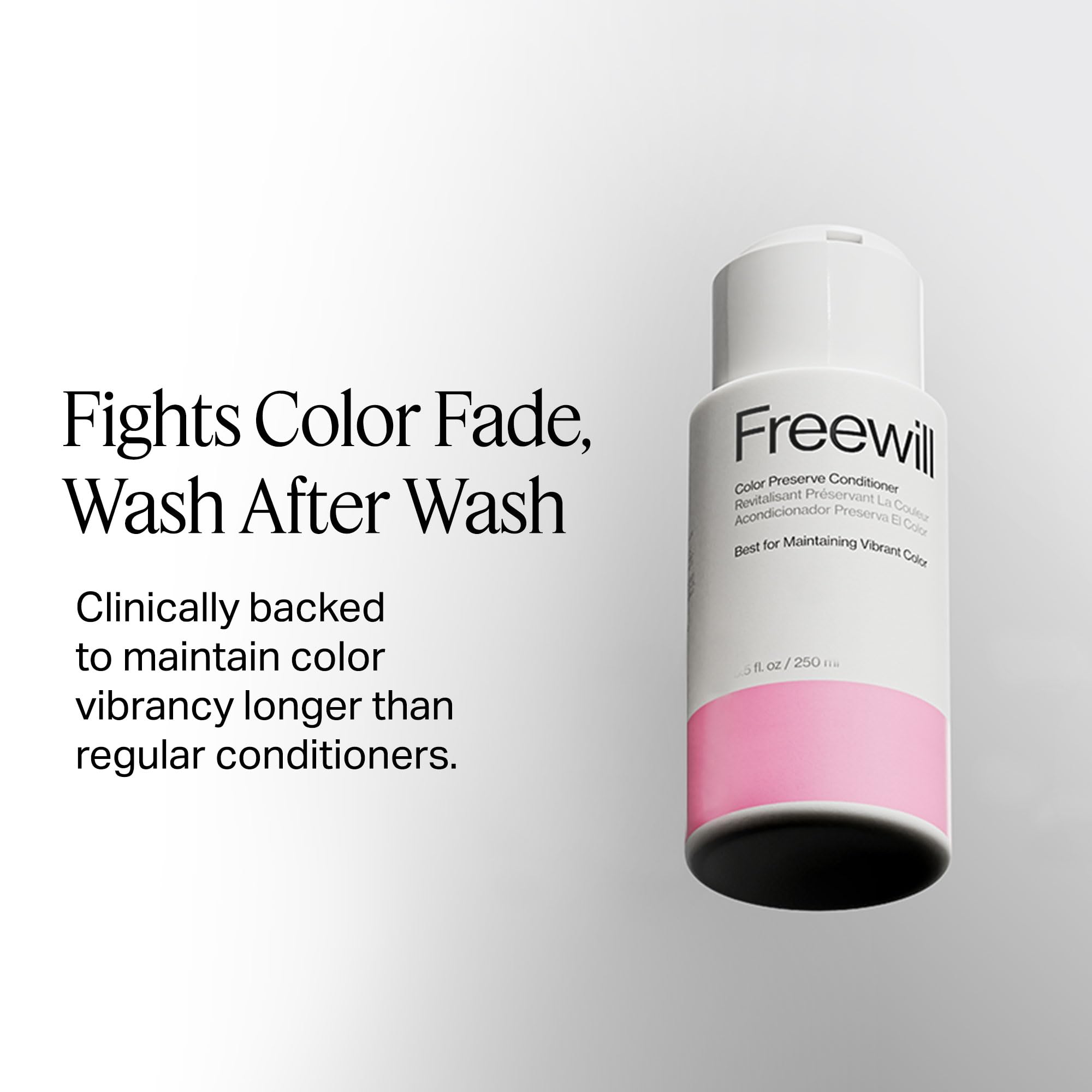 Freewill Color Preserve Conditioner | Rich Hydration for Color-Treated Hair – 8.5 oz