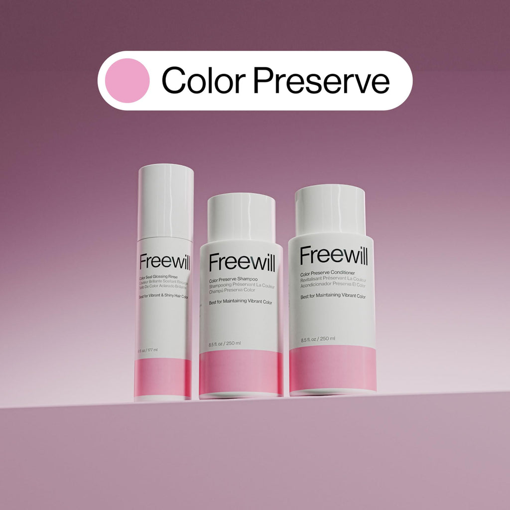 Freewill Color Preserve Conditioner | Rich Hydration for Color-Treated Hair – 8.5 oz