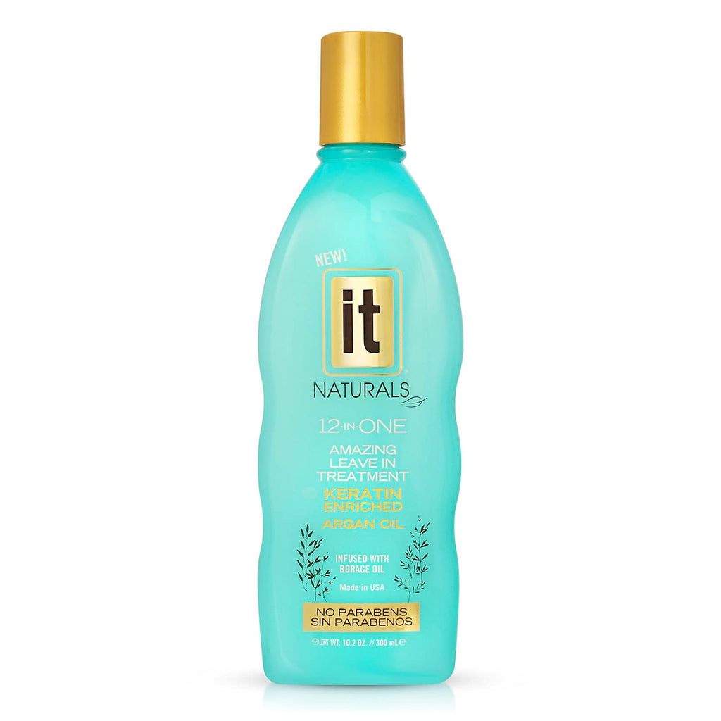 Freeze It 12-in-One Leave-In Hair Treatment with Keratin & Argan Oil – Silky, Shiny Hair