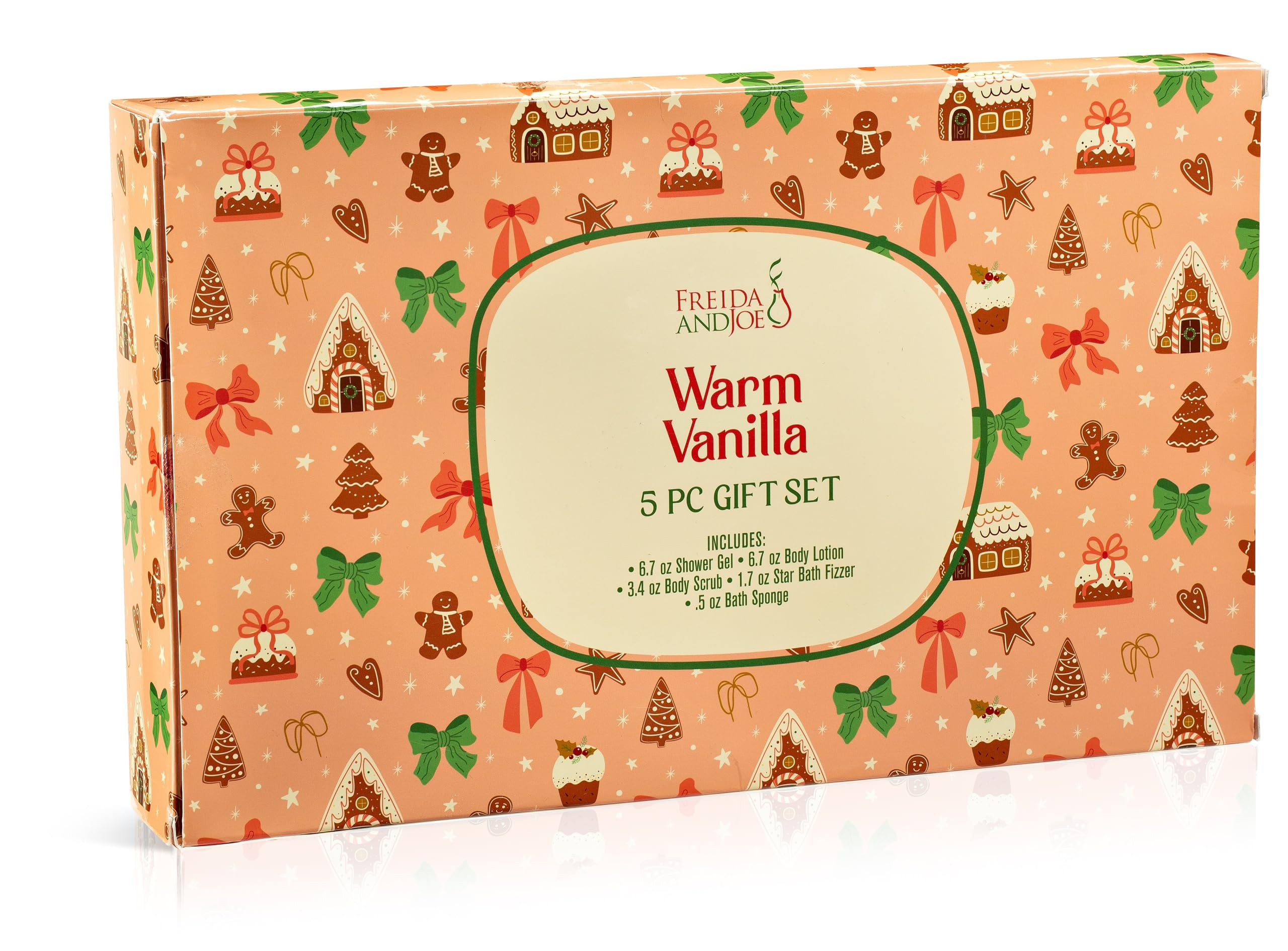 Freida & Joe Fragrance Bath & Body Collection Valentine Gift Box – Warm Vanilla 3.0