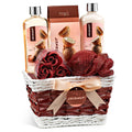 Freida and Joe Coconut Spa Gift Basket – 6-Piece Bath & Body Set