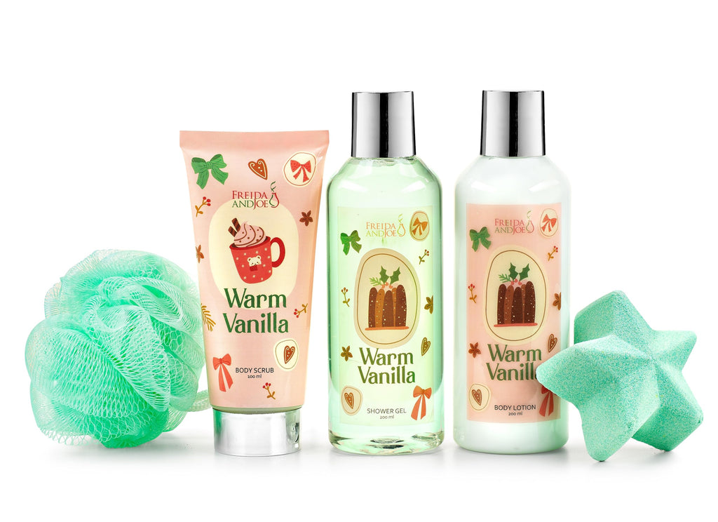 Freida & Joe Fragrance Bath & Body Collection Valentine Gift Box – Warm Vanilla 3.0