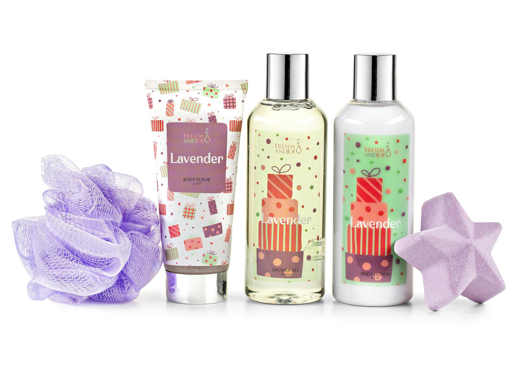 Freida & Joe Fragrance Bath & Body Collection Valentines Gift Box – Lavender 2.0