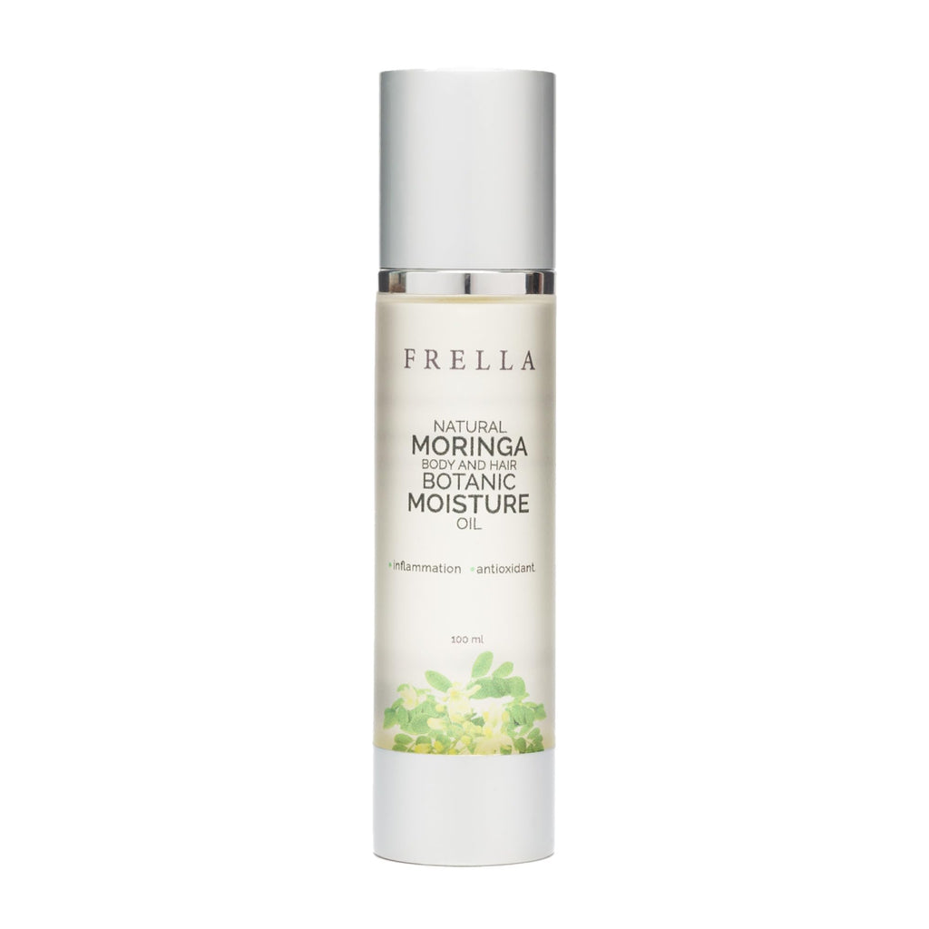 Frella Natural Moringa Oil – Body, Face & Hair Moisturizer, Travel Pack 3.4 fl oz