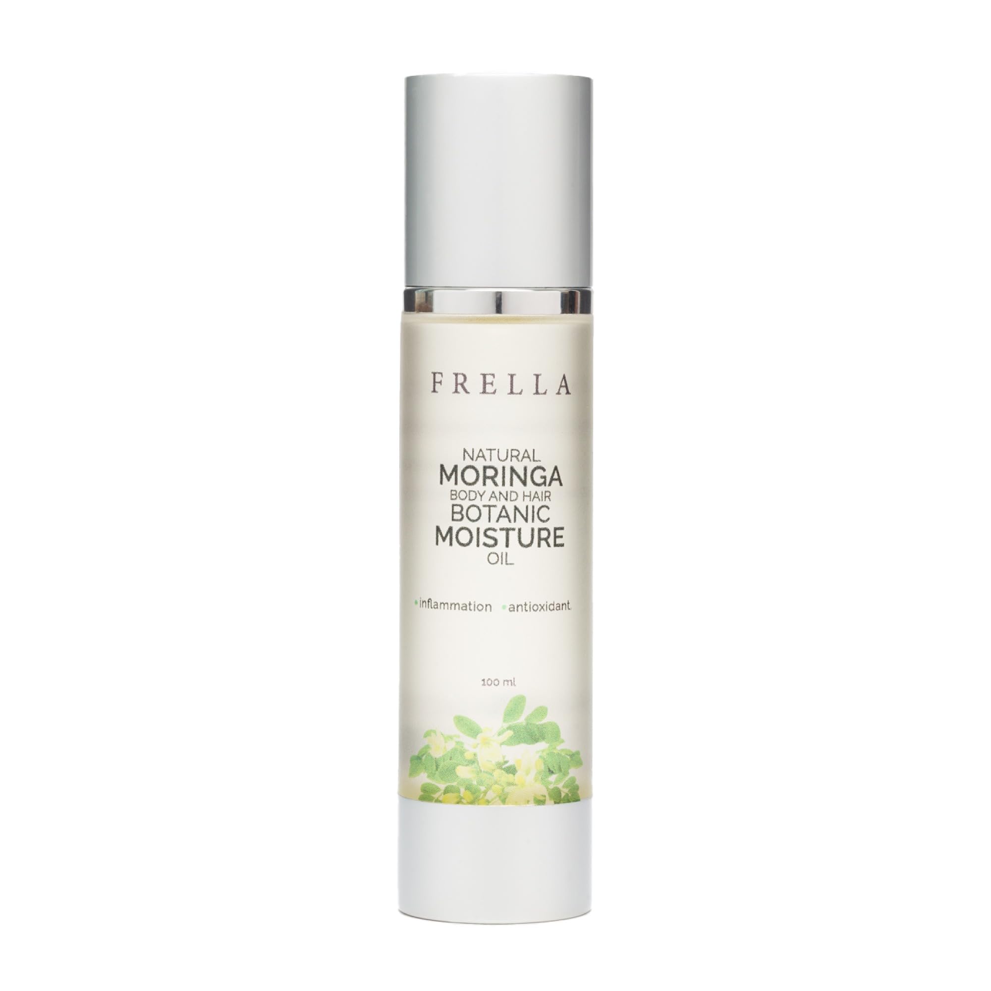 Frella Natural Moringa Oil – Body, Face & Hair Moisturizer, Travel Pack 3.4 fl oz