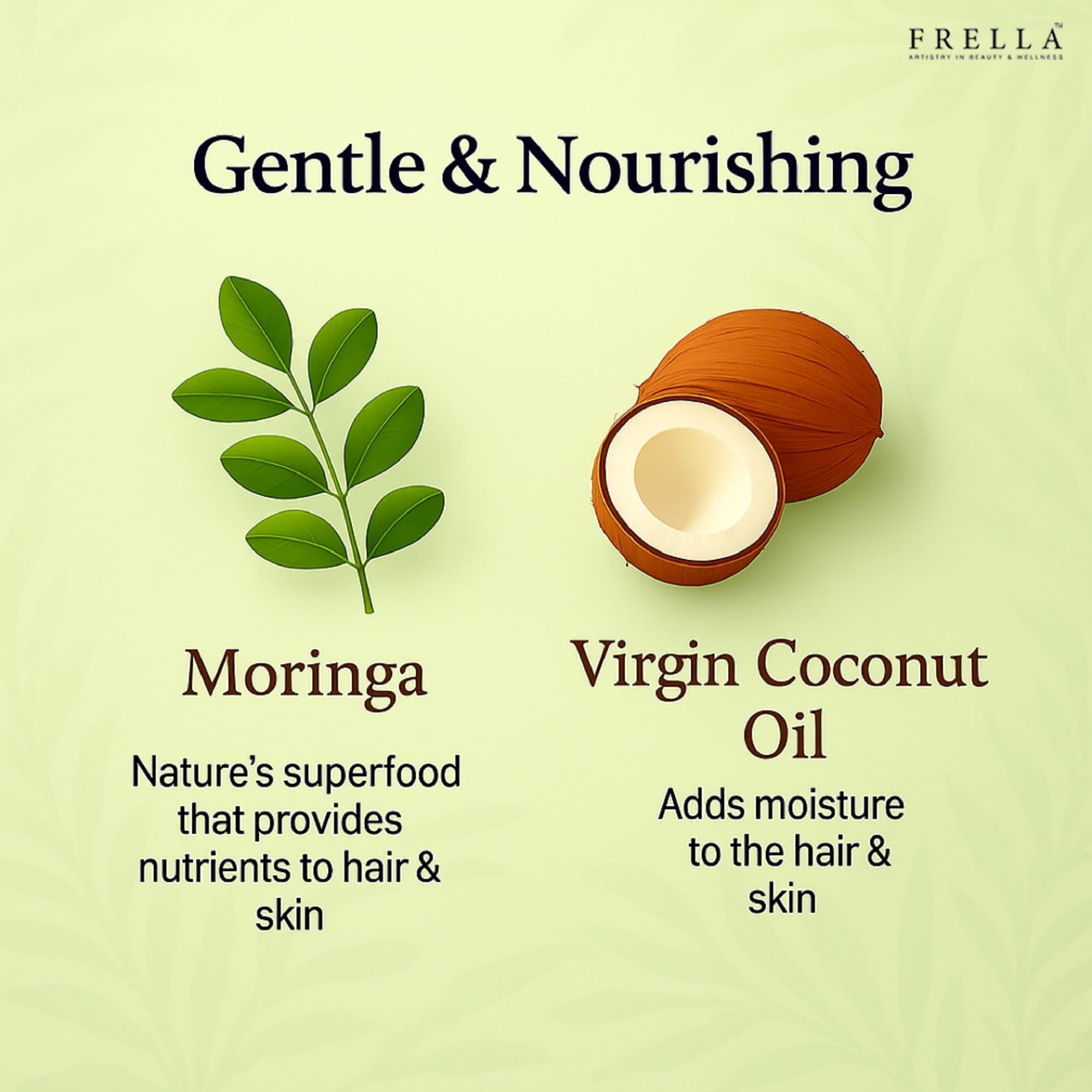 Frella Natural Moringa Oil – Body, Face & Hair Moisturizer, Travel Pack 3.4 fl oz
