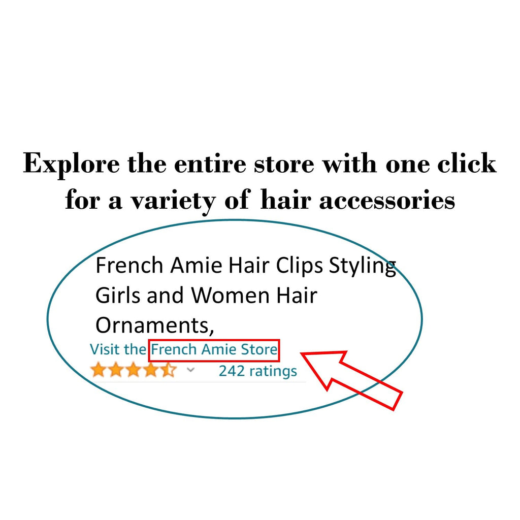 French Amie Crown Wave Yellow Tokyo Small Clip – Handmade in France, Interlocking Jaw