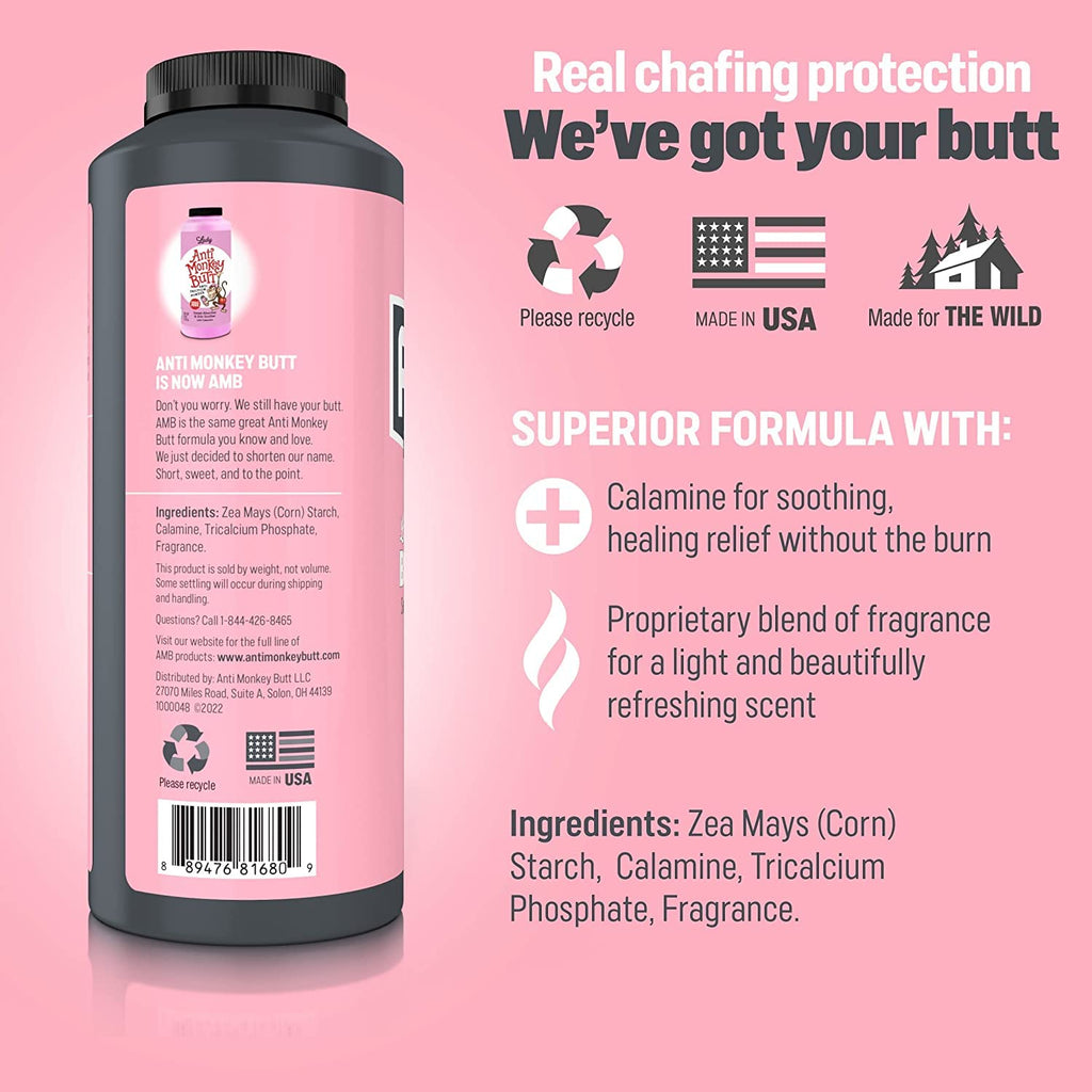 Fresh Body FB Ladies No Sweat Bundle - Fresh Breasts Lotion 3.4 oz + Lady Anti-Monkey Butt Powder 8 oz