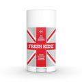Fresh Kidz Deodorant Stick for Kids and Teens – Aluminum Free, Baking Soda Free, 24 Hour Protection (Boys Red) 2.65 oz