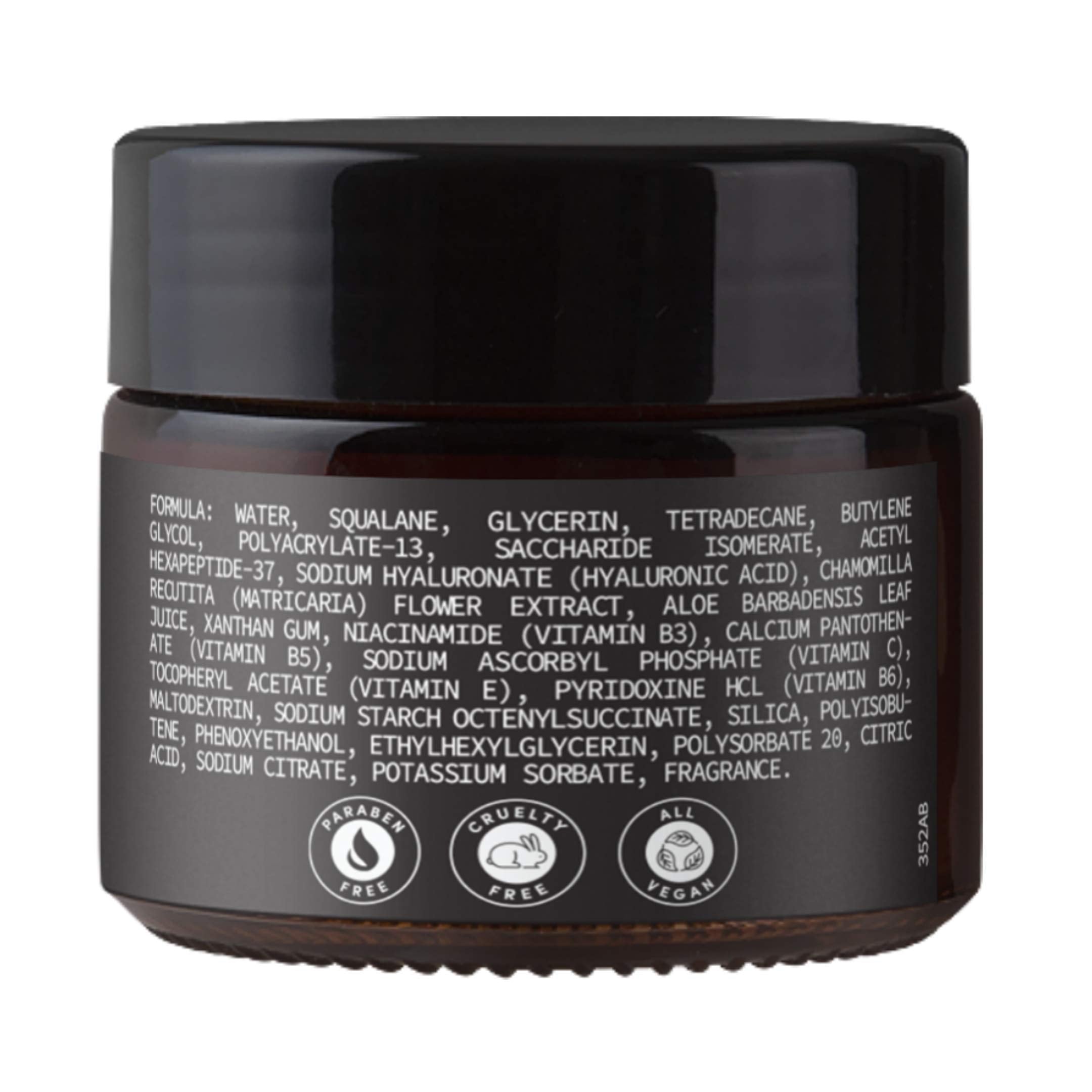 Fresh Rituals Vegan Face Moisturizer with Hyaluronic Acid, Aloe Vera and Niacinamide | 2 ounce | Cruelty Free, Paraben Free, Natural Ingredients | Lightweight Daily Use Moisturizing Cream