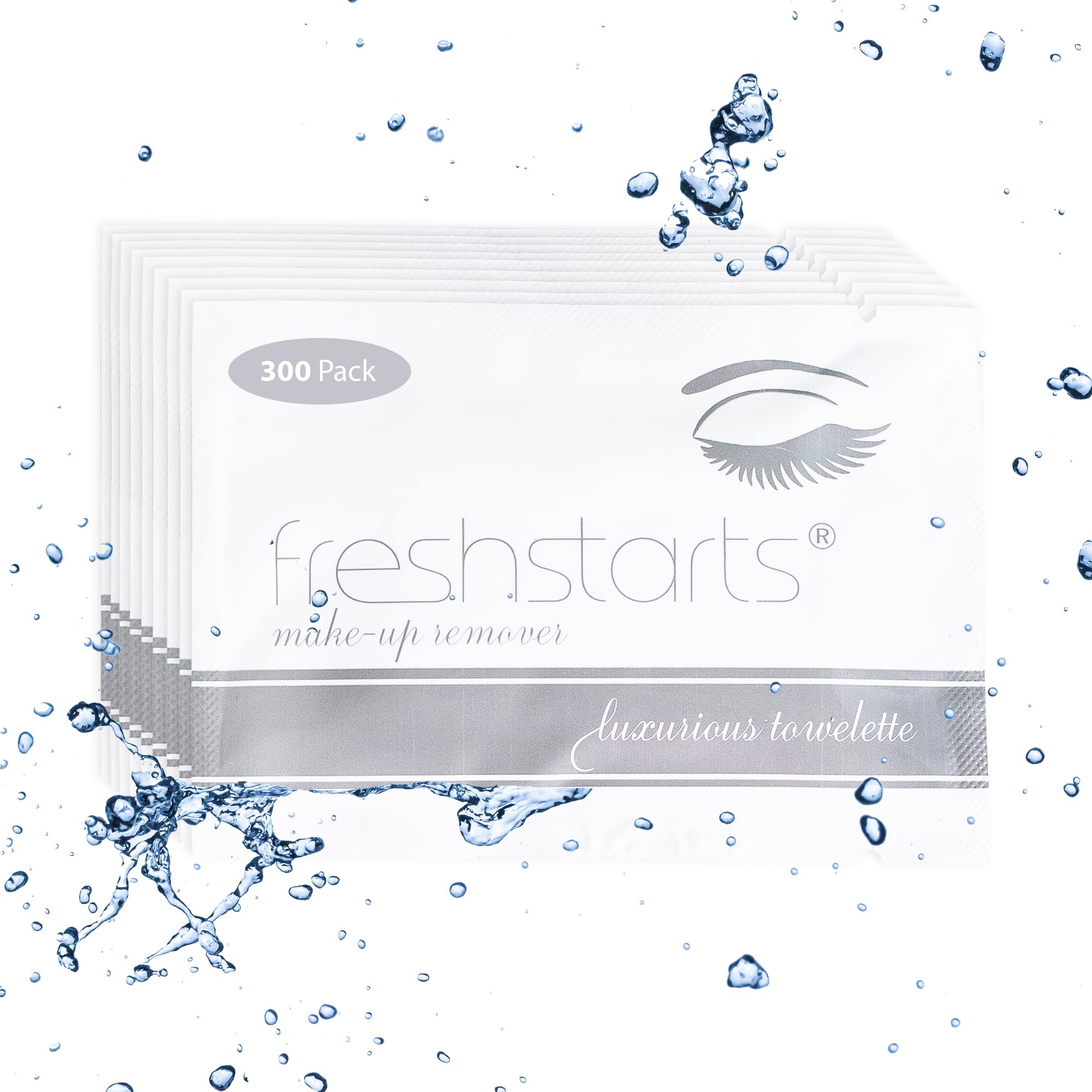 Freshends 300 Bulk Pack Luxurious Makeup Remover Wipes – Gray, Travel-Size, Disposable