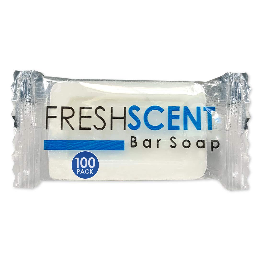 Freshscent 0.5 oz Bar Soap — 100 Pack Hospitality Bulk, Individually Wrapped