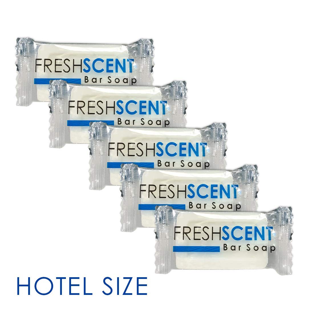 Freshscent 0.5 oz Bar Soap — 100 Pack Hospitality Bulk, Individually Wrapped