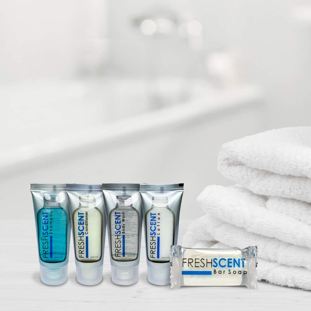 Freshscent Conditioner 1oz — 100 Pack Hotel Travel Size Bulk Amenities