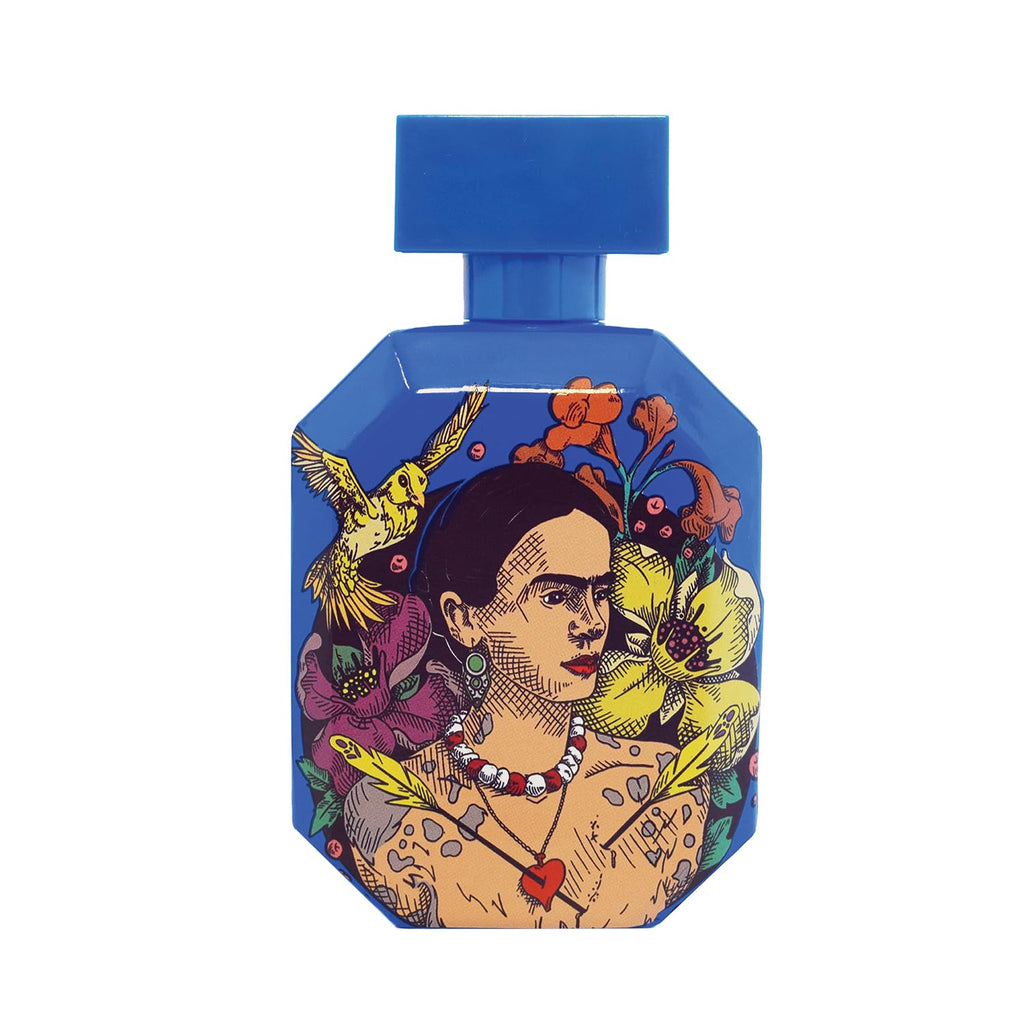 Frida Kahlo Blue Deluxe Edition Eau de Parfum for Women – Floral Gourmand Scent with Agave, Coconut, Jasmine, Vanilla (3.4 oz)