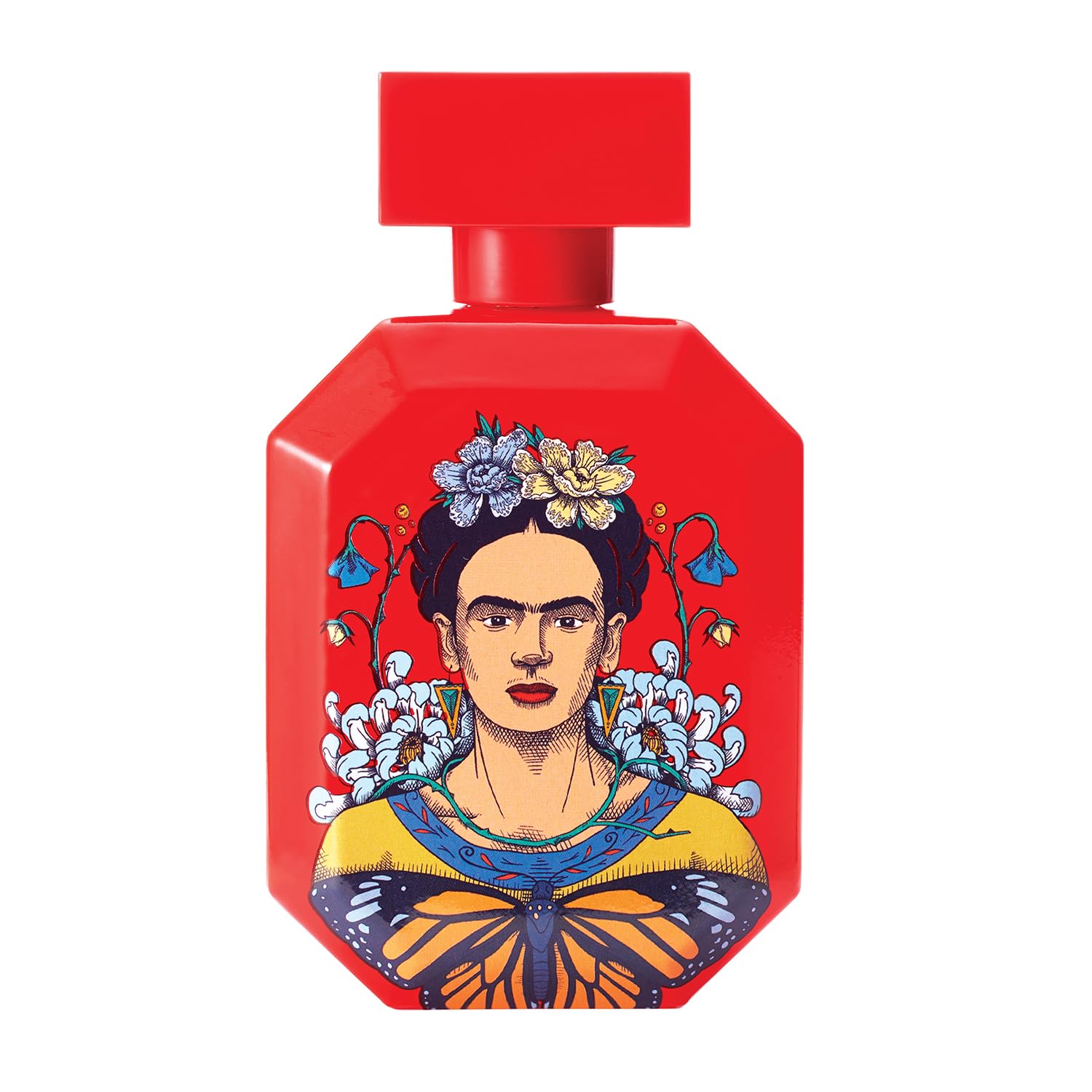 Frida Kahlo Red Deluxe Edition Eau de Toilette for Women – Floral Woody Scent, 3.4 oz