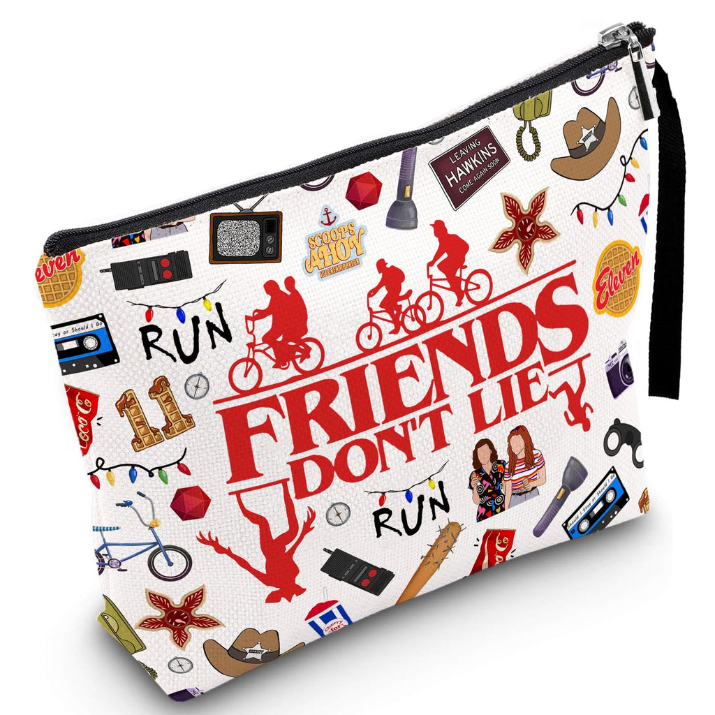 Friendship Makeup Bag – Inspirational Gift Pouch for Best Friends, Sisters & Travel