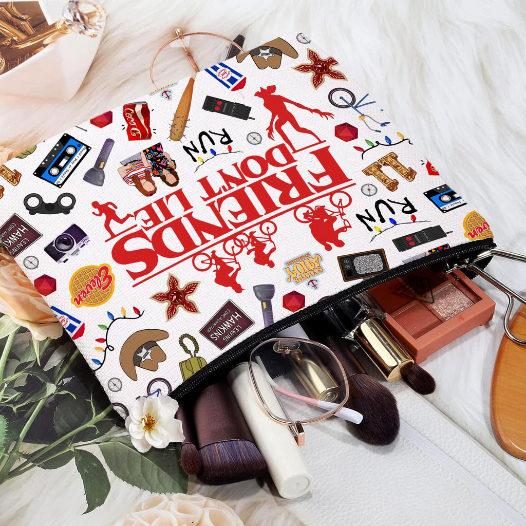 Friendship Makeup Bag – Inspirational Gift Pouch for Best Friends, Sisters & Travel