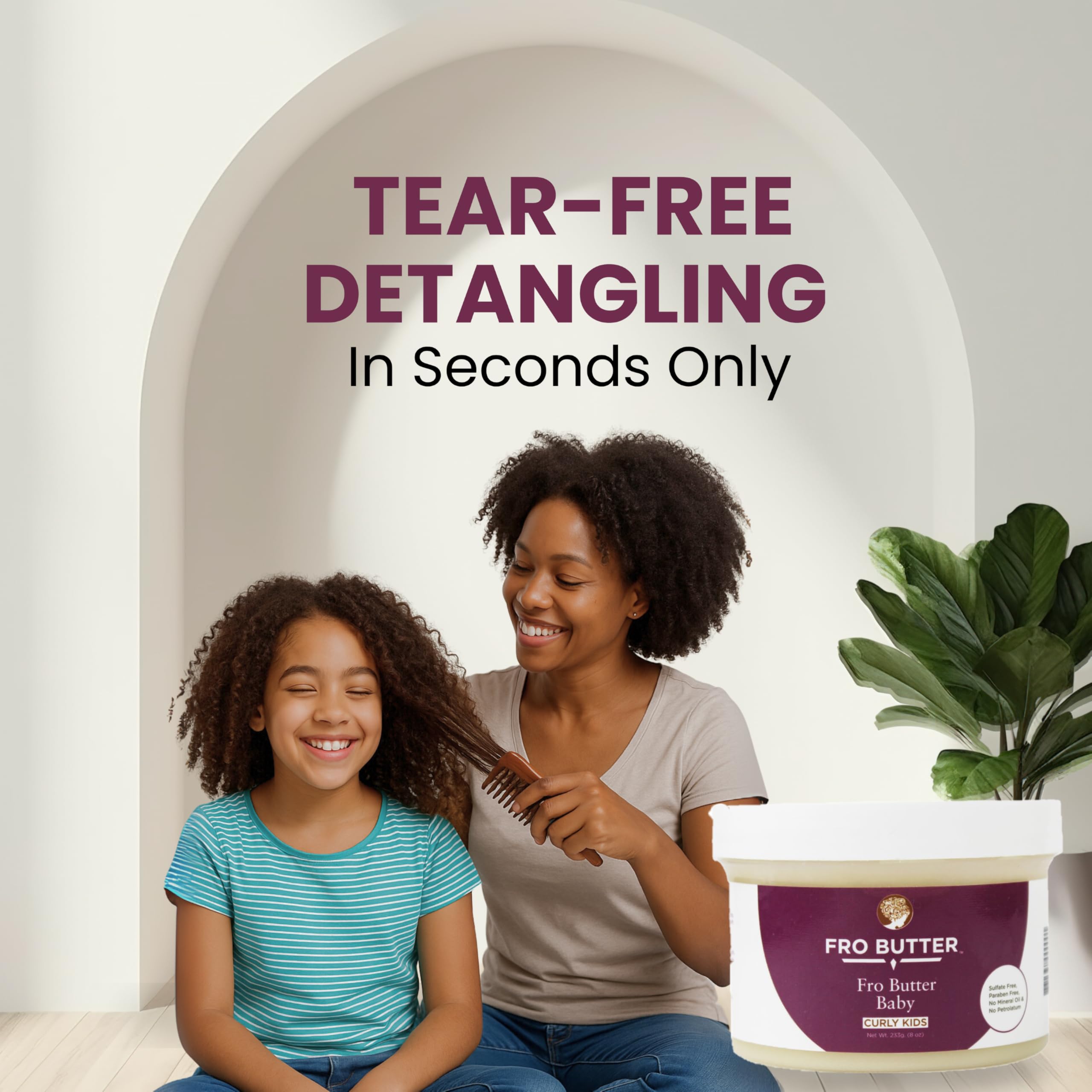 Fro Butter Hair Growth Treatment | Kids Detangler with Shea, Coconut & Lavender