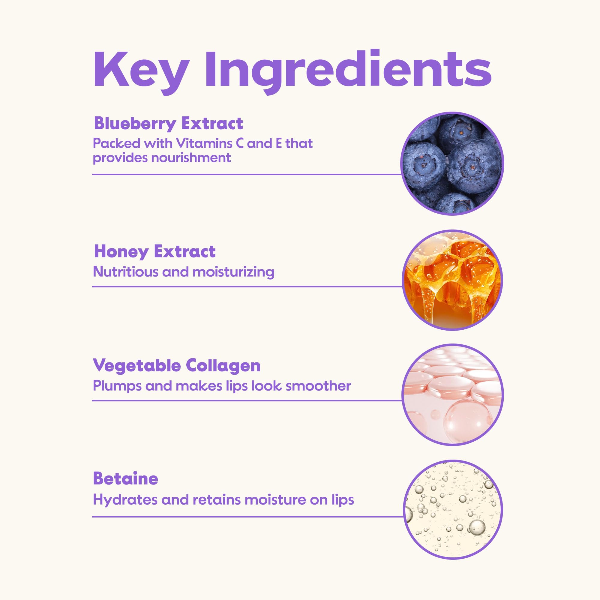FRUDIA Blueberry Honey Lip Balm Tube | Exfoliating & Moisturizing Dewy Lip Care with Jeju Blueberry & Honey Extracts