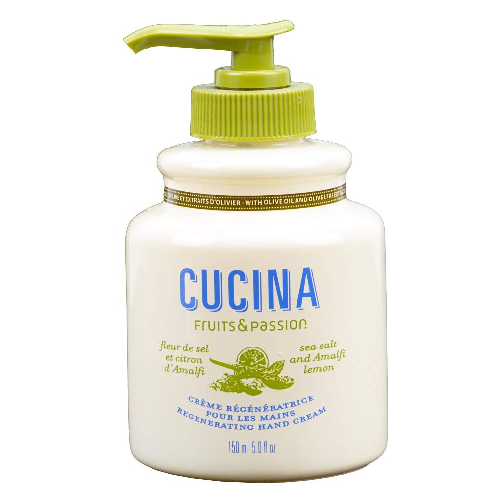Fruits & Passion Cucina Sea Salt and Amalfi Lemon Hand Care Duo Set – Hand Soap & Hand Cream