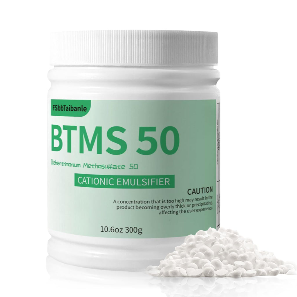 FSbbTaibanle BTMS 50 Conditioning Emulsifier – 10.6 oz Plant-Based, Ideal for Leave-In Conditioners, Lotions & Shampoos