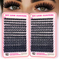 FTBZCF Lash Clusters 336pc DIY Manga Wispy Lashes 10-18mm 200D