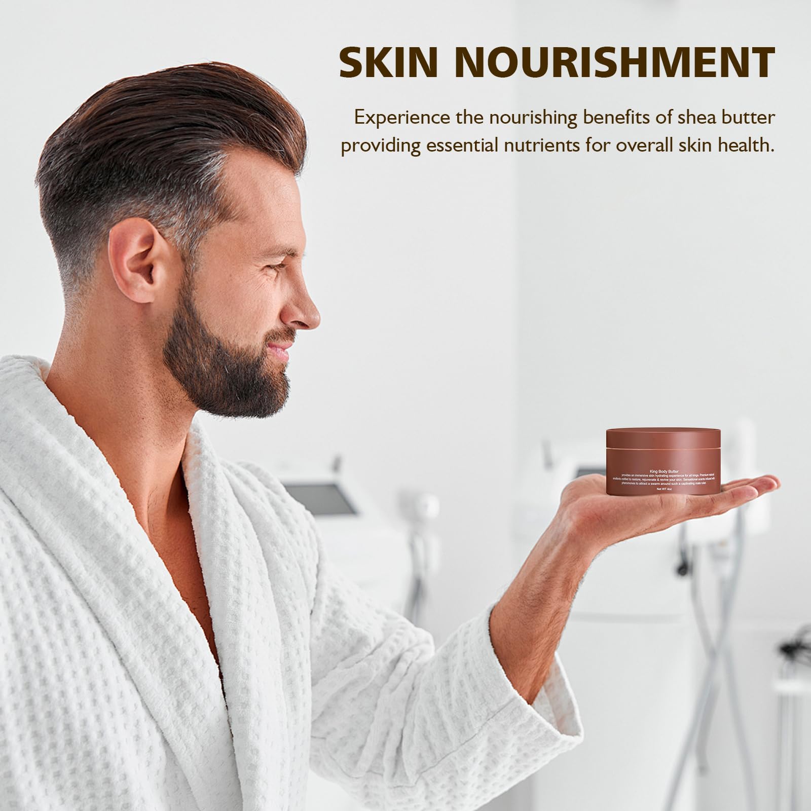 Fugit Crowned SKLN Body Butter for Men – Pheromone Scented Moisturizer, 2x3.52 oz