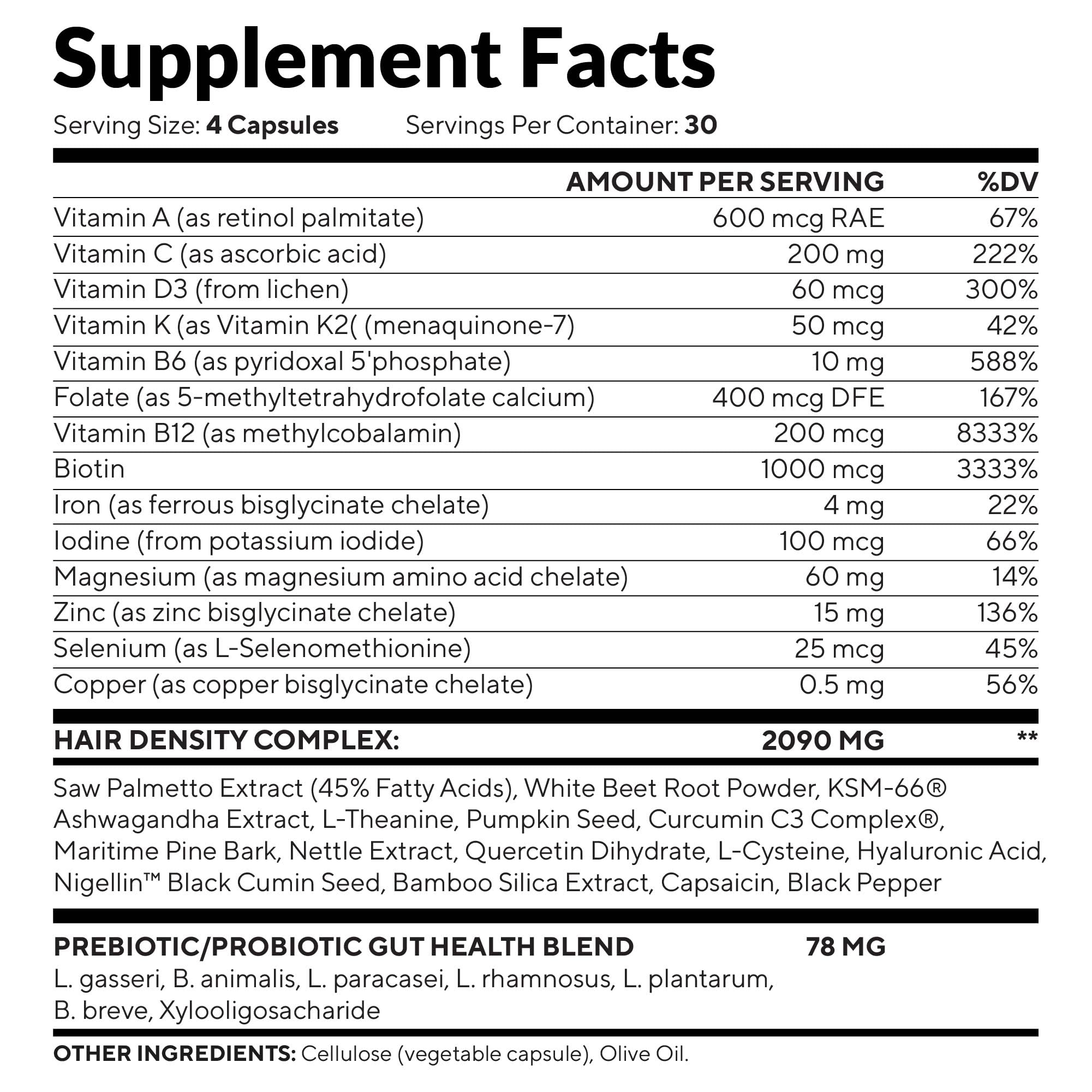 FullyVital Hair Growth Supplement for Women 35+: Thicker, Fuller Hair – Vegan & Dermatologist Recommended