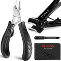 FUMAX Toenail Clippers for Thick Nails – Wide Jaw, Long Handle