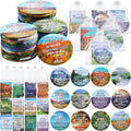 Funnymoom 48-Piece Bible Verse Compact Mirrors Gift Set for Women – Cards & Organza Bags