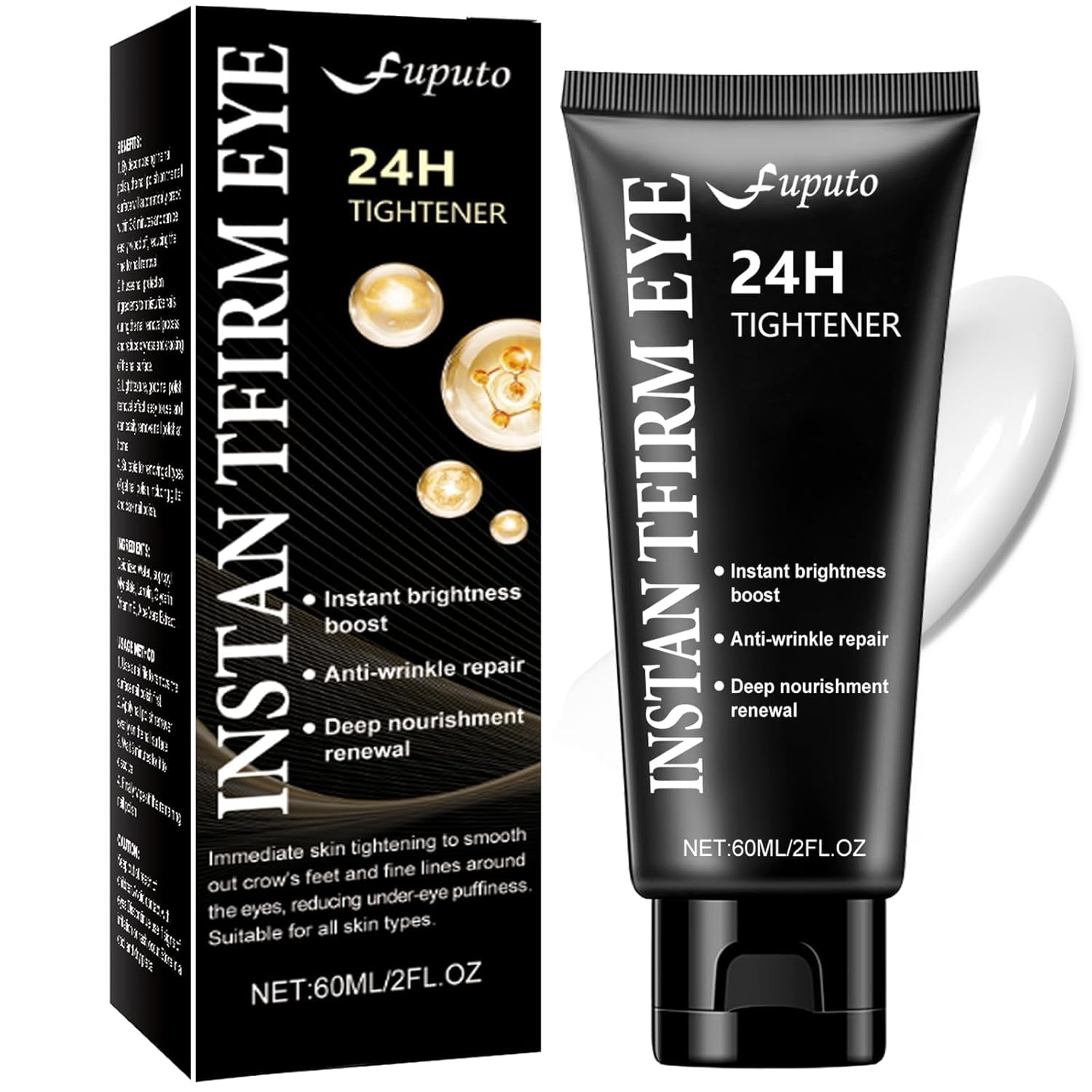 Fuputo Retinol Eye Cream – 60ml Brightening, Anti-Aging & Firming Under-Eye Moisturizer