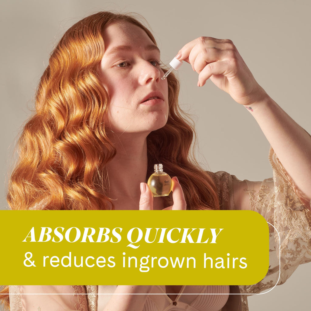 Fur Ingrown Concentrate: Exfoliating Oil Kit for Smoother Hair and Skin (0.5 fl oz)