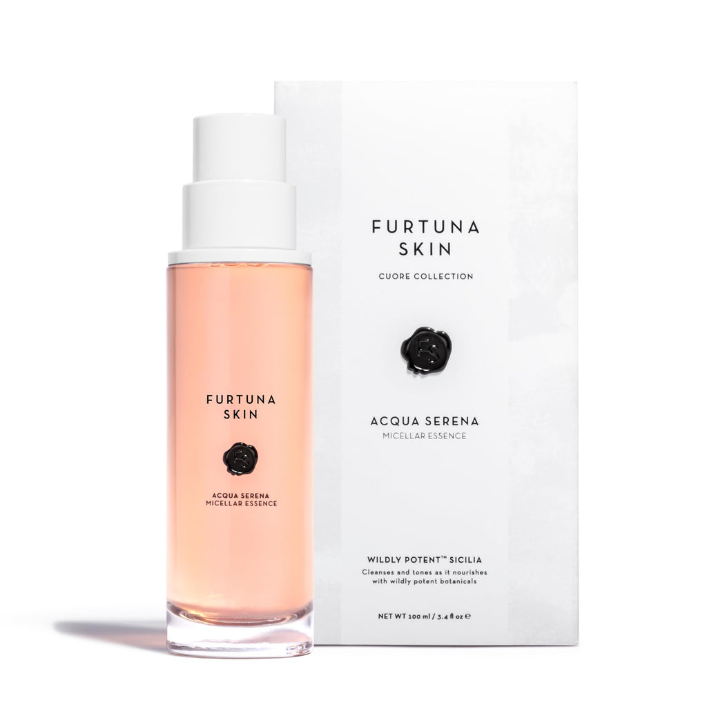 Furtuna Skin Micellar Cleansing Essence Water | Dual-Use Cleanser & Toner with Organic Botanicals