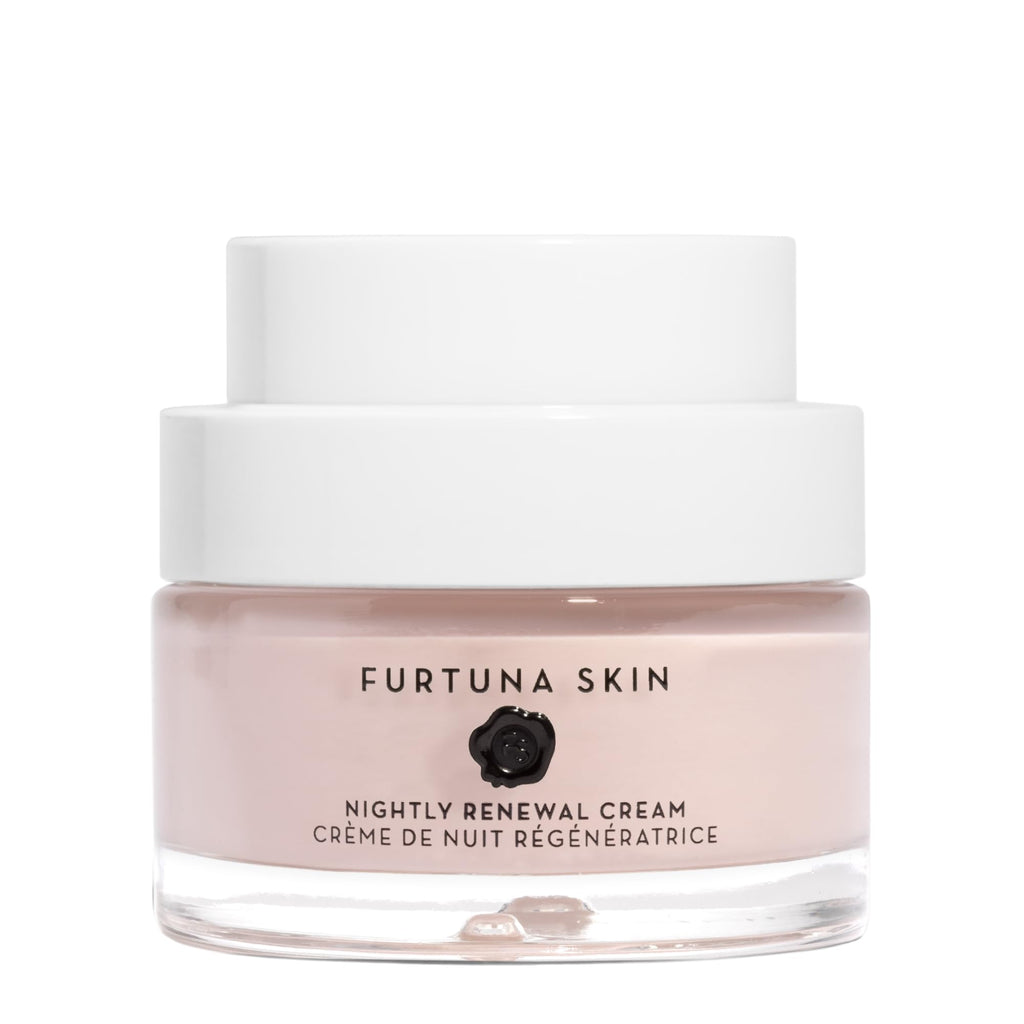 Furtuna Skin Nightly Renewal Cream – Bakuchiol & Ceramides Overnight Moisturizer | Vegan, EWG Verified