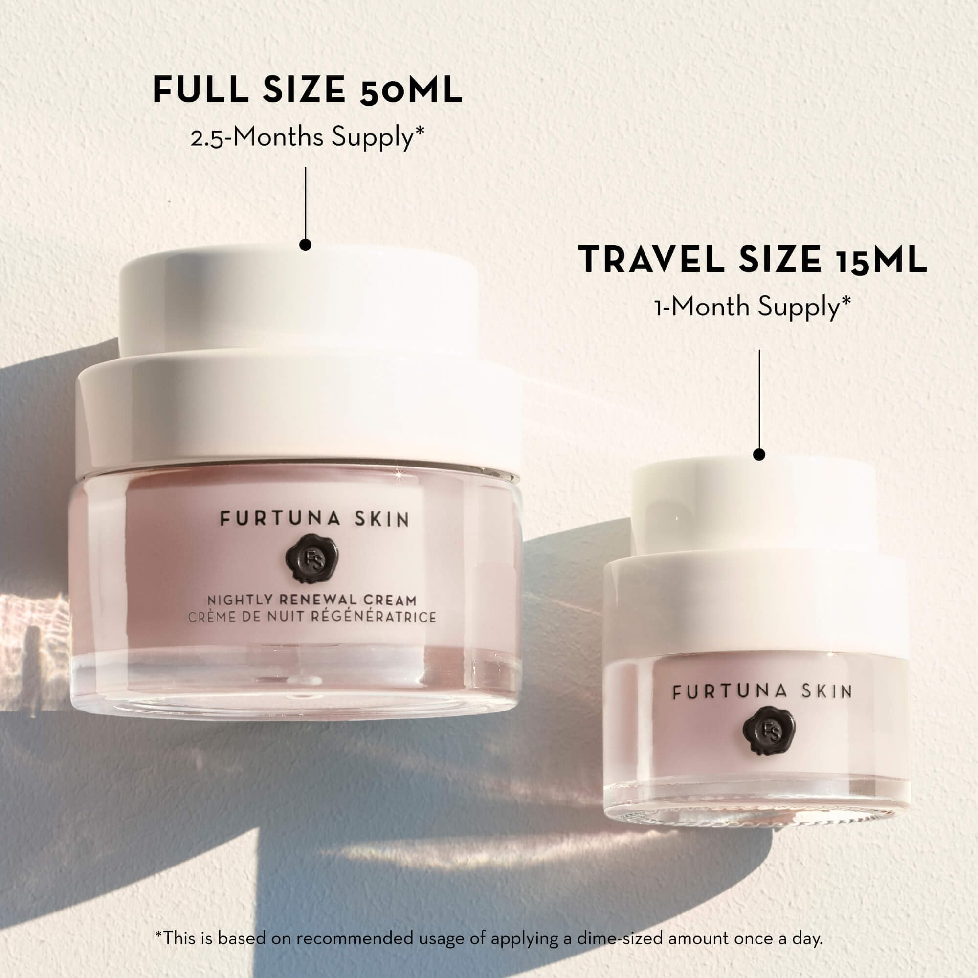 Furtuna Skin Nightly Renewal Cream – Bakuchiol & Ceramides Overnight Moisturizer | Vegan, EWG Verified