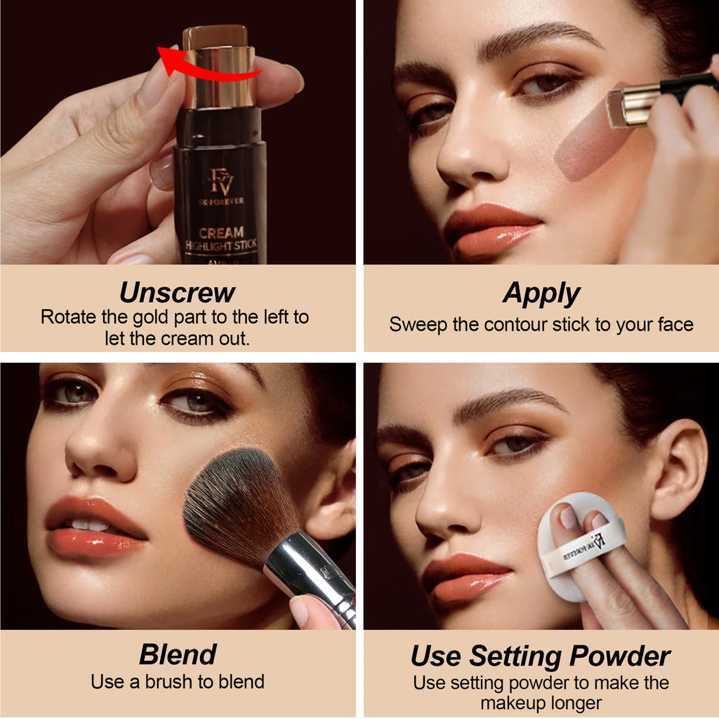 FV Contour Stick 04 Light Amber – Cream Contour, Waterproof & Long-Wearing