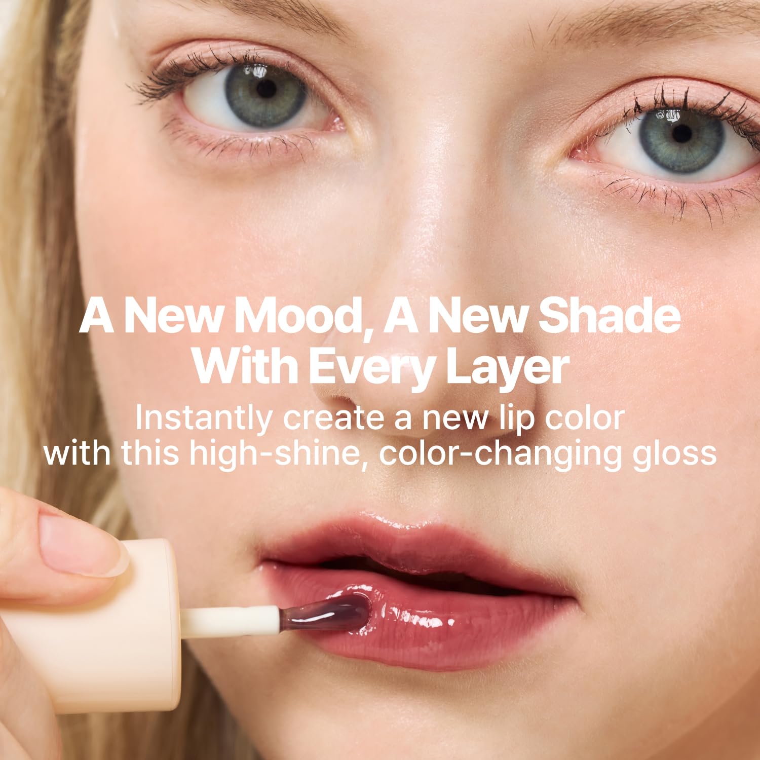 fwee 3D Changing Gloss 02 Scene Lavender – Color-Changing Lip Gloss, Layering Gloss, Long-Lasting & Plumping | 5.6g