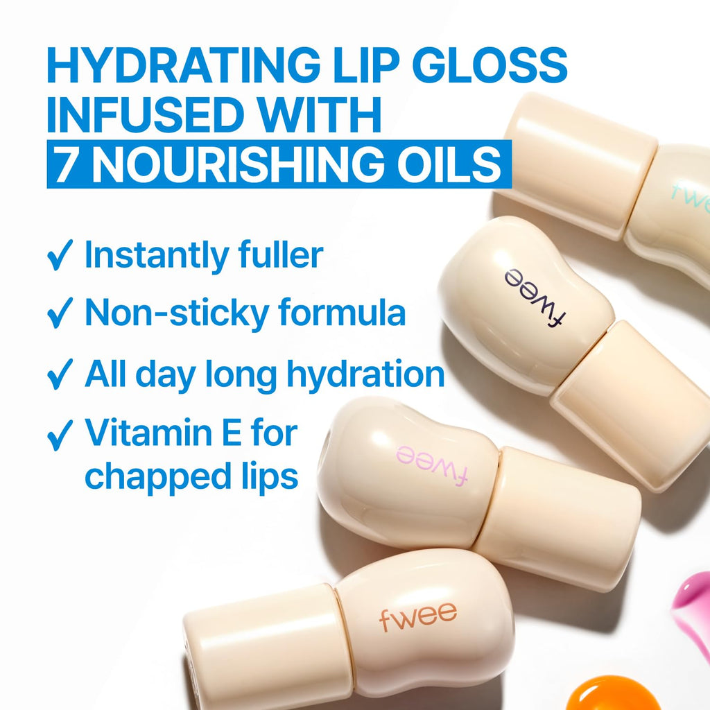 fwee 3D Changing Gloss 03 Scene Yellow – Color-Changing Lip Gloss, Layering Gloss, Long-Lasting & Plumping | 5.6g